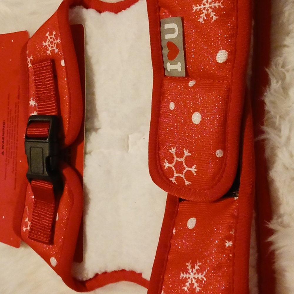 Red Snowflake Pet Harness. NWT XL - Picture 8 of 10